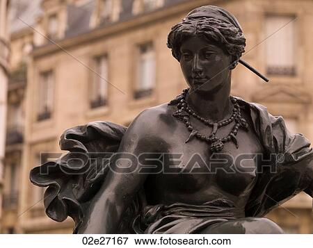 Sculpture on display in Paris France View Large Photo Image Stock Photo - Sculpture on display in Paris France. Fotosearch