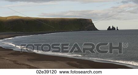 Seascape, waves breaking alond the sandy shore View Large Photo Image Stock Image - Seascape, waves breaking alond the sandy shore. Fotosearch