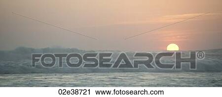 Seascape with afterglow in San Jose Costa Rica View Large Photo Image Stock Image - Seascape with afterglow in San Jose Costa Rica. Fotosearch