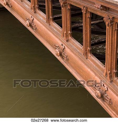 Side of bridge in Paris France View Large Photo Image Stock Photo - Side of bridge in Paris France. Fotosearch