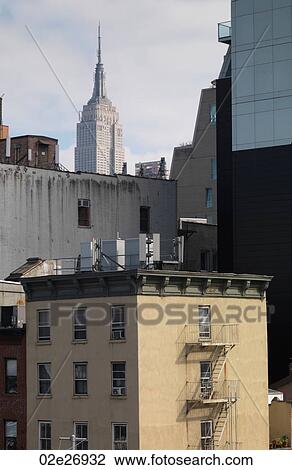 Stock Image - Skyline of Manhattan, New York City, U. S. A.. Fotosearch