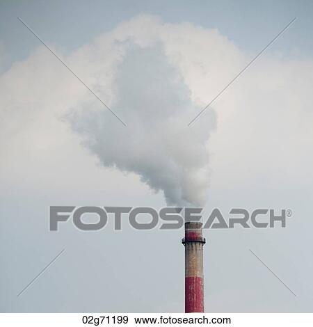 Smoke emerging from a smoke stack, Shanghai, China View Large Photo Image Stock Photo - Smoke emerging from a smoke stack, Shanghai, China. Fotosearch