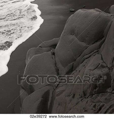 Soft round rock on cliff at beach View Large Photo Image Stock Image - Soft round rock on cliff at beach. Fotosearch