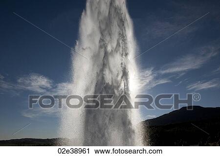 Spouting geyser View Large Photo Image Stock Image - Spouting geyser. Fotosearch