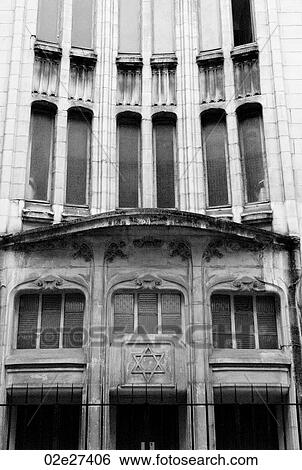 Stock Photograph - Star of David on wall in Paris France. Fotosearch