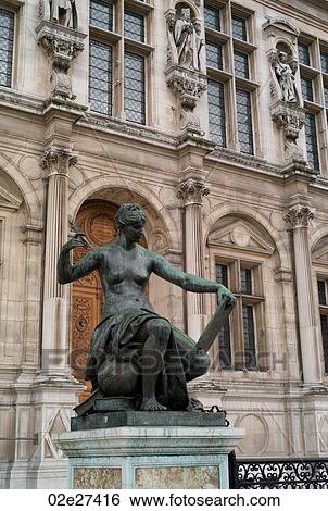 Statue in Paris France View Large Photo Image Stock Photograph - Statue in Paris France. Fotosearch