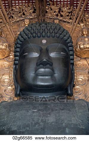 Stock Photography - Statue of Buddha in Todaiji Temple, Nara, Japan. Fotosearch