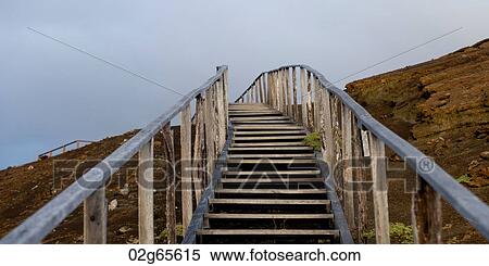 Steps walkway, Bartolome Island, Galapagos Islands, Ecuador View Large Photo Image Stock Photography - Steps walkway, Bartolome Island, Galapagos Islands, Ecuador. Fotosearch