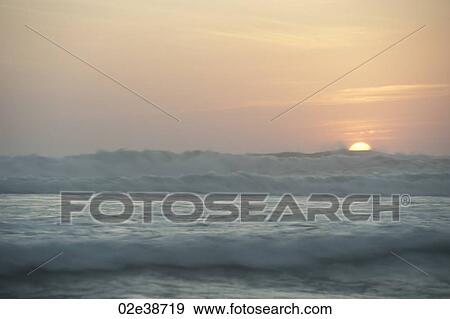 Sunset seascape in San Jose Costa Rica View Large Photo Image Stock Photo - Sunset seascape in San Jose Costa Rica. Fotosearch