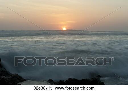 Sunset seascape in San Jose Costa Rica View Large Photo Image Stock Photography - Sunset seascape in San Jose Costa Rica. Fotosearch