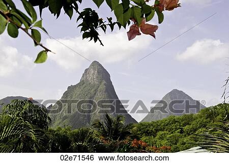 The Grand Petons, Anse Chastanet, St Lucia View Large Photo Image Stock Photograph - The Grand Petons, Anse Chastanet, St Lucia. Fotosearch
