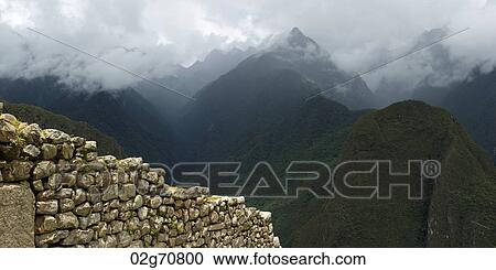 Stock Image - The Lost City of The Incas, Machu Picchu, Cusco Region, Peru. Fotosearch