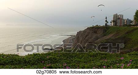 Tourists paragliding, Av De La Aviacion, Miraflores District, Lima Province, Peru View Large Photo Image Stock Photography - Tourists paragliding, Av De La Aviacion, Miraflores District, Lima Province, Peru. Fotosearch
