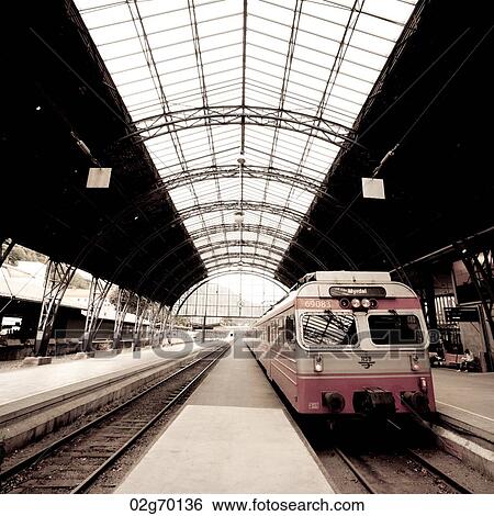 Train at Bergen Station, Bergen, Norway View Large Photo Image Stock Photograph - Train at Bergen Station, Bergen, Norway. Fotosearch