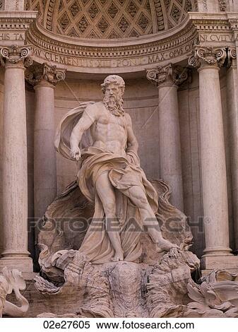 Trevi Fountain in Rome Italy View Large Photo Image Stock Photography - Trevi Fountain in Rome Italy. Fotosearch