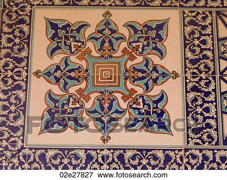 Turkish floor pattern View Large Photo Image Stock Photo - Turkish floor pattern. Fotosearch