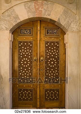 Turkish pattern on door View Large Photo Image Stock Photograph - Turkish pattern on door. Fotosearch