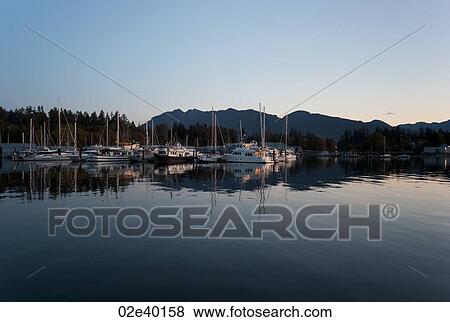Twilight sky in Vancouver, British Columbia, Canada View Large Photo Image Stock Photo - Twilight sky in Vancouver, British Columbia, Canada. Fotosearch