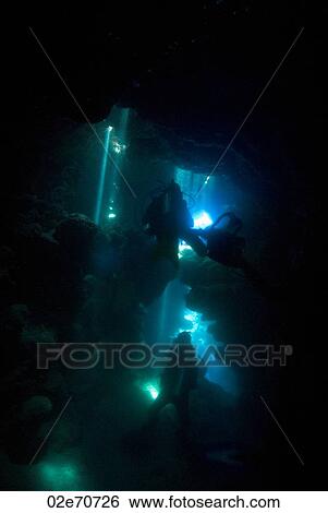 Underwater cave scene View Large Photo Image Stock Photograph - Underwater cave scene. Fotosearch