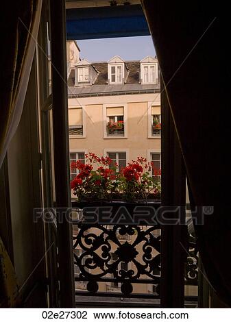 View of building through window in Paris France View Large Photo Image Stock Image - View of building through window in Paris France. Fotosearch