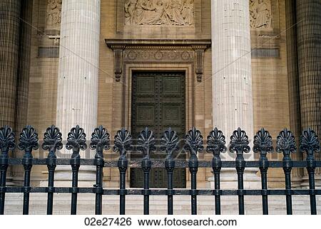 Stock Photograph - View of Patheon in Paris France. Fotosearch