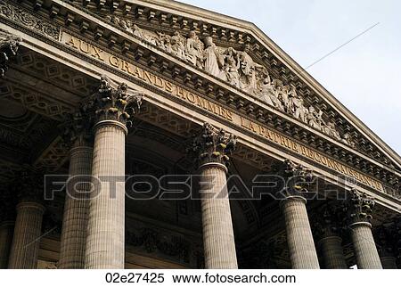 View of Patheon in Paris France View Large Photo Image Stock Photography - View of Patheon in Paris France. Fotosearch