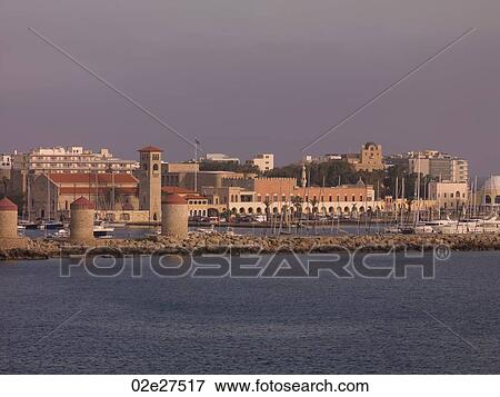 View of the City of Rhodes in Greece View Large Photo Image Stock Photo - View of the City of Rhodes in Greece. Fotosearch