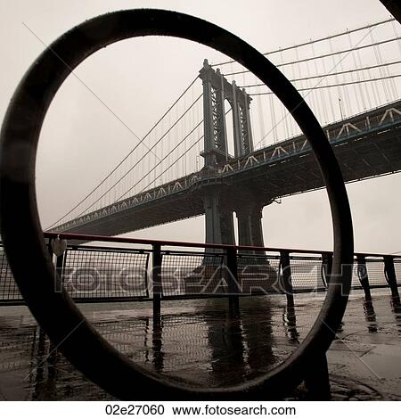 View of the Manhattan Bridge in Manhattan, New York City, U. S. A. View Large Photo Image Stock Image - View of the Manhattan Bridge in Manhattan, New York City, U. S. A.. Fotosearch