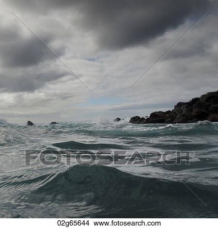 Waves in the Pacific Ocean, Playa Ochoa, San Cristobal Island, Galapagos Islands, Ecuador View Large Photo Image Picture - Waves in the Pacific Ocean, Playa Ochoa, San Cristobal Island, Galapagos Islands, Ecuador. Fotosearch