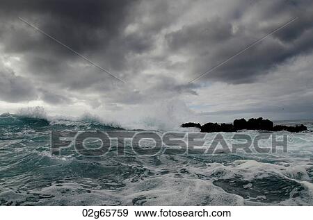 Waves in the Pacific Ocean, Playa Ochoa, San Cristobal Island, Galapagos Islands, Ecuador View Large Photo Image Stock Photo - Waves in the Pacific Ocean, Playa Ochoa, San Cristobal Island, Galapagos Islands, Ecuador. Fotosearch