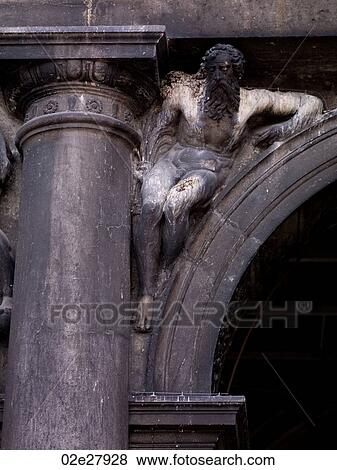 Weathered statue in Venice View Large Photo Image Stock Photo - Weathered statue in Venice. Fotosearch