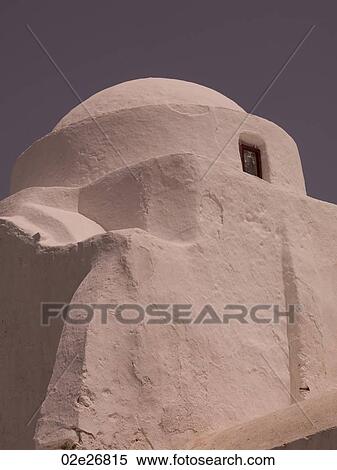 White dome of building in Mykonos Greece View Large Photo Image Stock Photography - White dome of building in Mykonos Greece. Fotosearch
