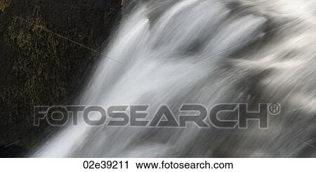 Whitewater cascade flow View Large Photo Image Stock Image - Whitewater cascade flow. Fotosearch
