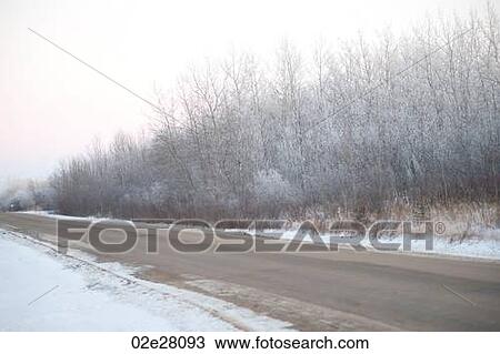 Stock Image - Winnipeg, Winter Frost. Fotosearch
