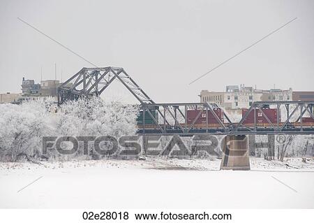 Winnipeg, Winter Frost View Large Photo Image Stock Photo - Winnipeg, Winter Frost. Fotosearch