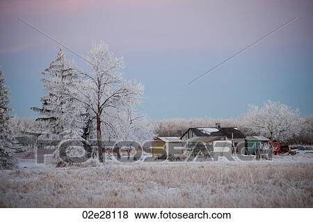 Winnipeg, Winter Frost View Large Photo Image Stock Photo - Winnipeg, Winter Frost. Fotosearch