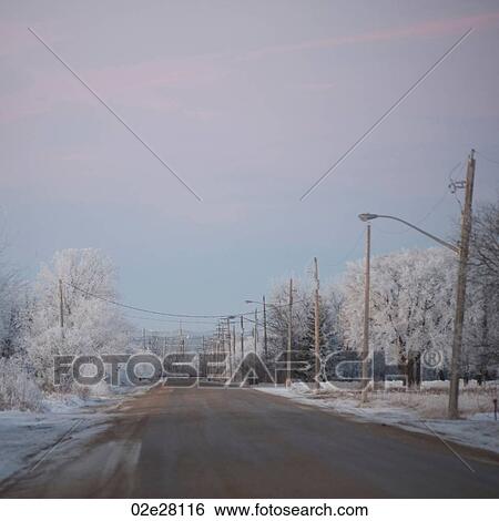 Stock Photograph - Winnipeg, Winter Frost. Fotosearch