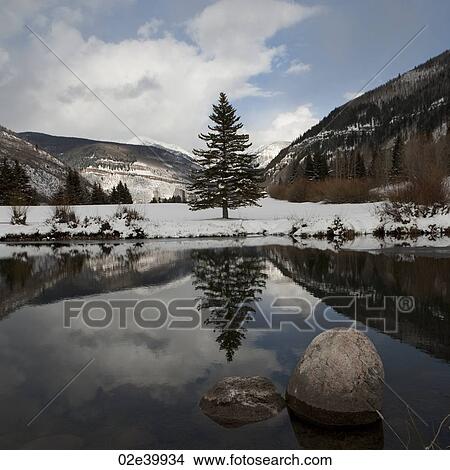 Winter landscape in Vail, Colorado View Large Photo Image Picture - Winter landscape in Vail, Colorado. Fotosearch