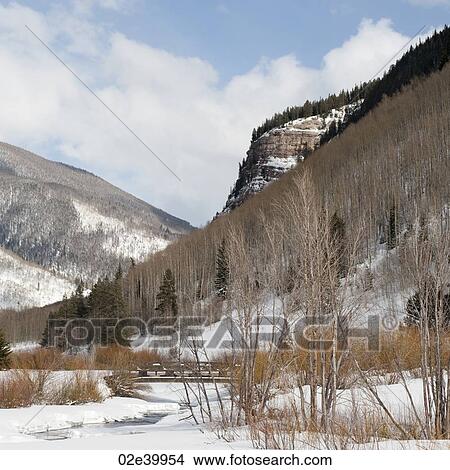 Winter landscape in Vail, Colorado View Large Photo Image Picture - Winter landscape in Vail, Colorado. Fotosearch