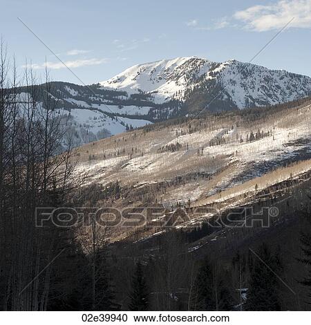Winter landscape in Vail, Colorado View Large Photo Image Stock Image - Winter landscape in Vail, Colorado. Fotosearch