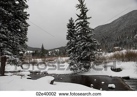 Winter landscape in Vail, Colorado View Large Photo Image Stock Image - Winter landscape in Vail, Colorado. Fotosearch