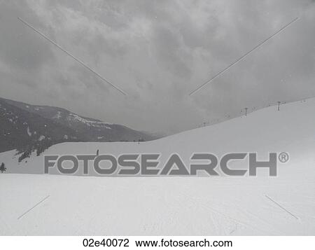 Stock Image - Winter landscape in Vail, Colorado. Fotosearch