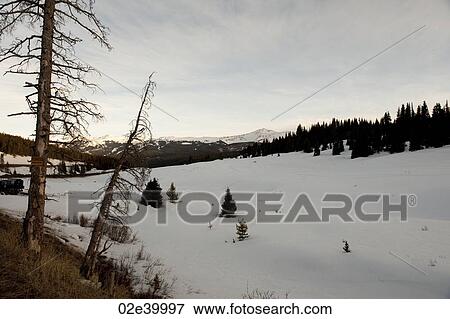 Winter landscape in Vail, Colorado View Large Photo Image Stock Photo - Winter landscape in Vail, Colorado. Fotosearch