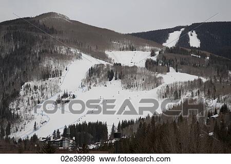 Winter landscape in Vail, Colorado View Large Photo Image Stock Photo - Winter landscape in Vail, Colorado. Fotosearch