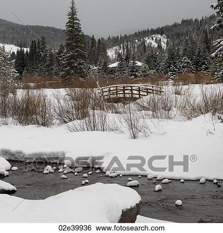 Winter landscape in Vail, Colorado View Large Photo Image Stock Photograph - Winter landscape in Vail, Colorado. Fotosearch