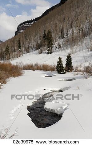 Winter landscape in Vail, Colorado View Large Photo Image Stock Photography - Winter landscape in Vail, Colorado . Fotosearch