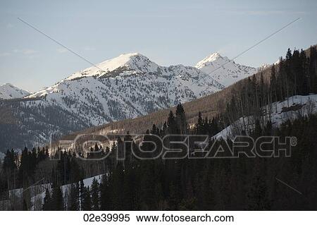 Winter landscape in Vail, Colorado View Large Photo Image Stock Photography - Winter landscape in Vail, Colorado. Fotosearch