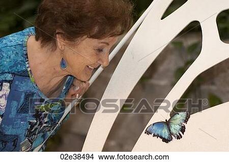 Woman enjoying the butterflies at the Butterfly Palace in Branson, Missouri View Large Photo Image Picture - Woman enjoying the butterflies at the Butterfly Palace in Branson, Missouri. Fotosearch