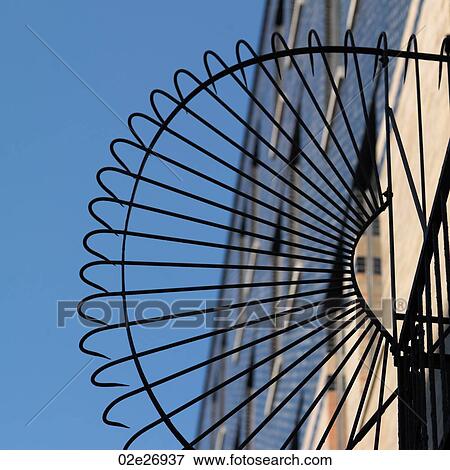 Wrought Iron design in Manhattan, New York City, U. S. A. View Large Photo Image Stock Photo - Wrought Iron design in Manhattan, New York City, U. S. A.. Fotosearch