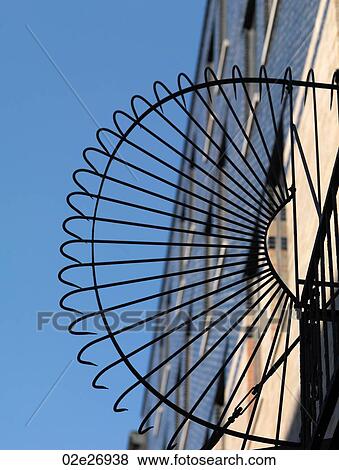 Stock Photo - Wrought Iron design in Manhattan, New York City, U. S. A.. Fotosearch